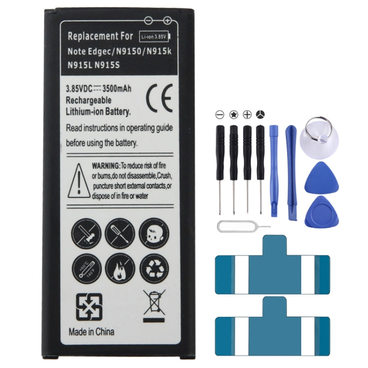Batteria ricaricabile ai polimeri di litio da 3,85 V / 3500 mAh per Galaxy Note Edge / N9150 / N915K / N915L / N915S, Neutral 3500mAh Batteria ricaricabile ai polimeri di litio da 3,85 V / 3500 mAh per Galaxy Note Edge / N9150 / N915K / N915L / N915S, Neutral 3500mAh